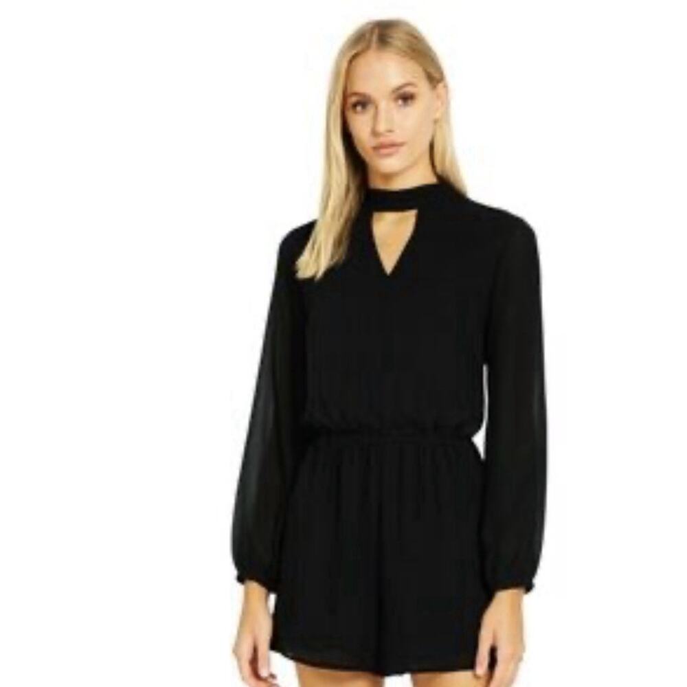 Katherine Barclay Romper Black Women’s 8 NWT